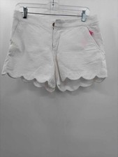 Pre-Owned Lilly Pulitzer White Size 2 Textured Buttercup Shorts