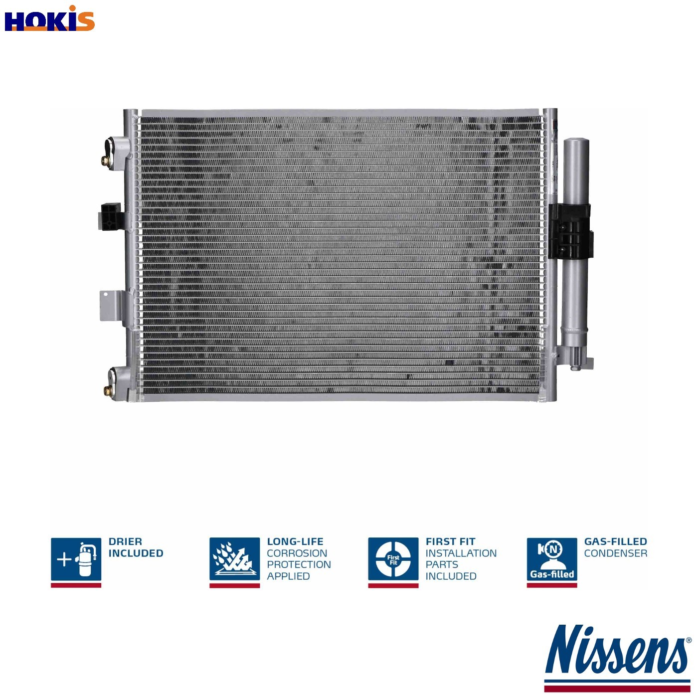 Nissens Aircon Condenser 940463 for eg. FORD FOCUS (2011) 1.6 TDCI etc - Image 16