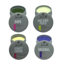 Johnny B Street Cream, Paste, Dope and Original Pomade 3 Oz KIT