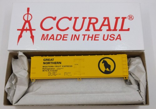 Kit de vagón refrigerador Accurail 1582 HO Great Northern WFEX72096 | Zustand: New