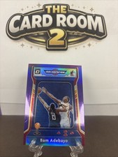 2020-21 Donruss Optic Basketball Bam Adebayo Air Defense Purple Prizm Heat