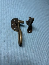 Antique Vintage Ice Box Hardware Latch Cast Brass Left Hand 1/2&rdquo; Offset
