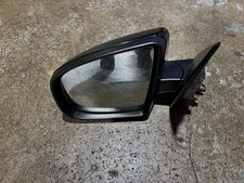 BMW E70 X5 Passenger Side Wing Mirror Black Manual Folding 3 Pin