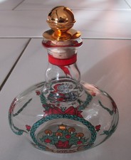 Holmegaard Weihnachtsflasche 1989 Jingle Bell Schnaps Likör Flasche Glöckchen 1A