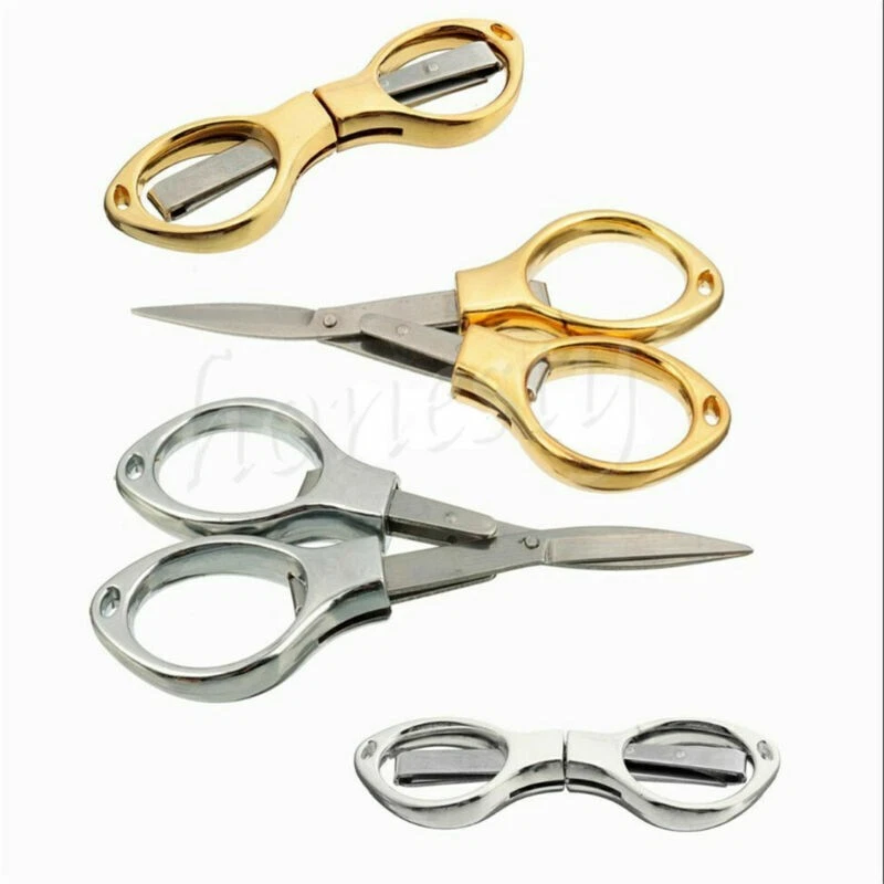 Klappbare Camping-Edelstahlschere Schlüsselanhänger Angelschere Mini Cutter - Bild 2 von 4