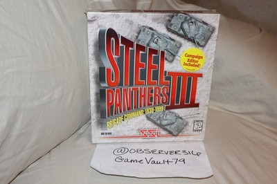 SSI Steel Panthers III 3 Brigade Command 1939 - 1999 PC BIG BOX NEW
