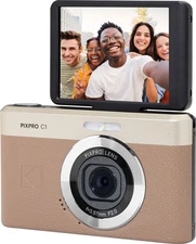 Kodak - PIXPRO C1 Digital Camera - Brown