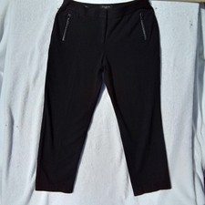 Talbots W Petit Sz 8 Straight Leg Mid-Rise Stretch Ankle Length Pant w Frt Pocke