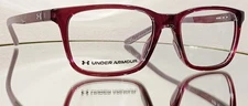 UNDER ARMOUR UA 5055 YKZ Eyeglasses TRANSPARENT BURGUNDY New Plastic 54-17-140