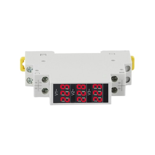 Zuverlässiger Hutschienen Spannungsmesser AC Bereich 80V bis 500V mit digitaler - Bild 9 von 12