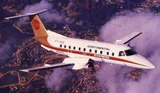 Embraer EMB-120 Brasilia Continental Express Desk Wood Airplane Model Large 1/48