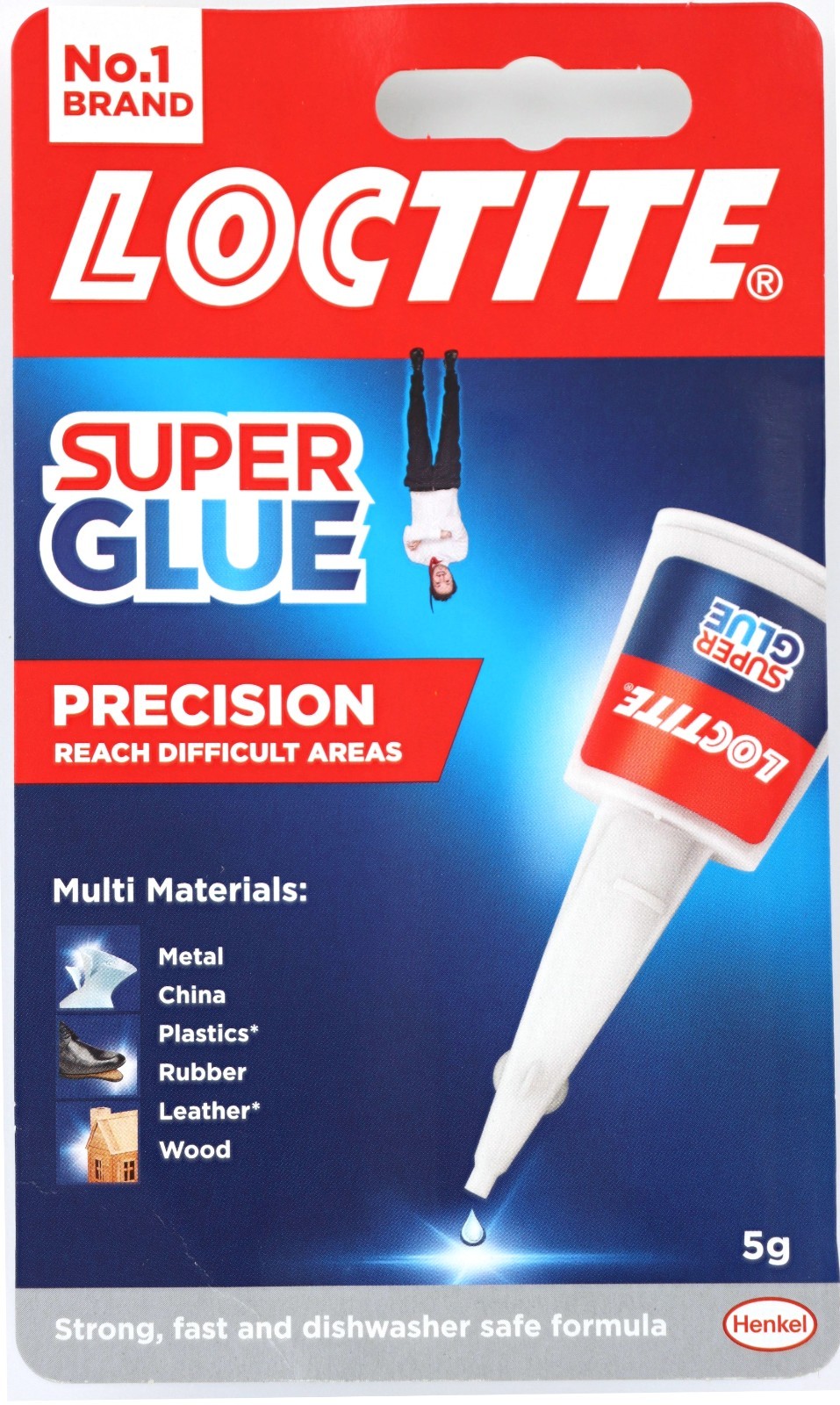 Loctite Super Glue Precision 5g ¦ Multi Material ¦ Long Precise Nozzle ¦ 5-Pack
