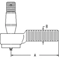 Short Outer Tie Rod Fits 1620 1640 1644 1660 1666 1680 1688 2144 2166 2188 2344