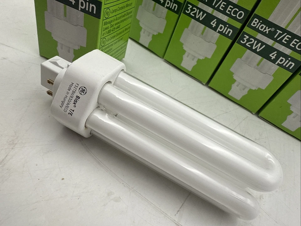 5 GE 97630 F32TBX/830/A/ECO 32W T4 Triple Tube CFL 4pin GX24q-3 3000k Warm White - Image 3 of 4