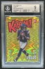2021 Panini Absolute Justin Fields Kaboom RC Gold Rookie #/10 Bears BGS 9