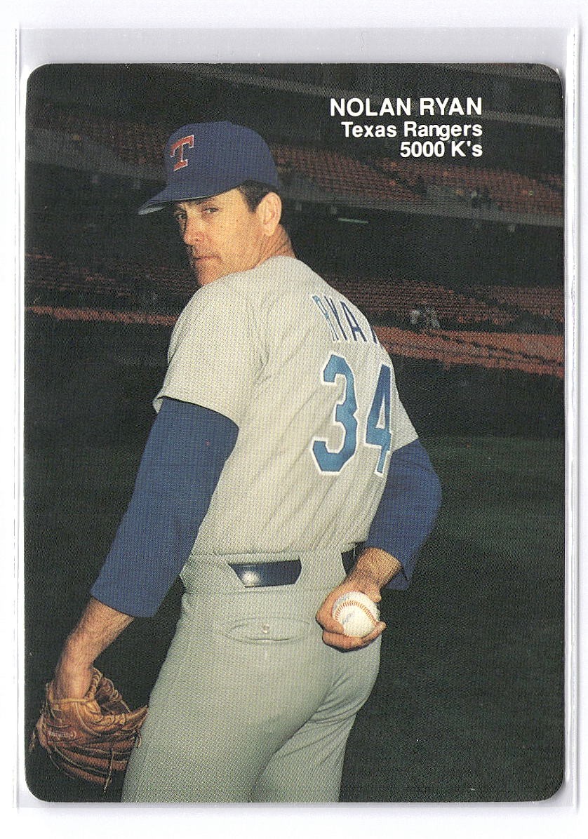 1990 Mother's Cookies Nolan Ryan 5000 K Set #3 Nolan Ryan Texas Rangers HOF