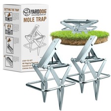 Mole Scissor Trap, Step-to-Set Ground Trap, Easy-to-Use Scissor Style Mole Tr...