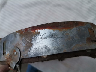 Cerclage casque allemand ww2 original / Taille 56