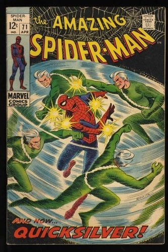 Amazing Spider-Man #71 FN- 5.5 Quicksilver Appearance! Romita Cover Marvel 1969