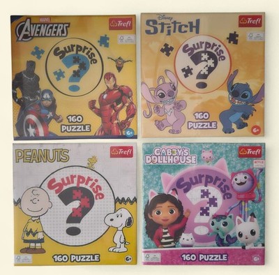 Trefl Puzzle 160 Teile Peanuts, Avengers, Stitch oder Gabbys Dollhouse  6+