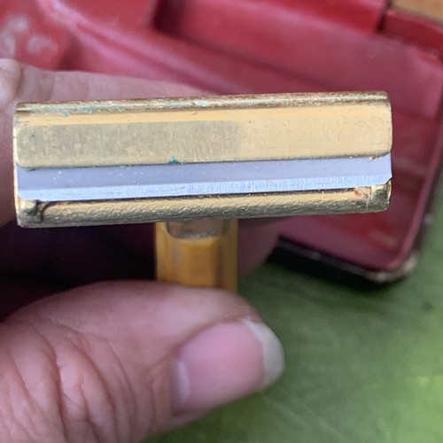 Vintage Early 30’s Bakelite Handle Gold Schick Injector Razor In Box See Pics - Picture 14 of 22