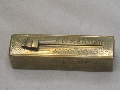 antique MARCEL GUERLAIN PARIS Le Superbe ornate metal lipstick dispenser case