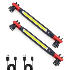 Magnetic Work Light 3000 Lumens, Rechargeable LED Flood Light with 180° Rot