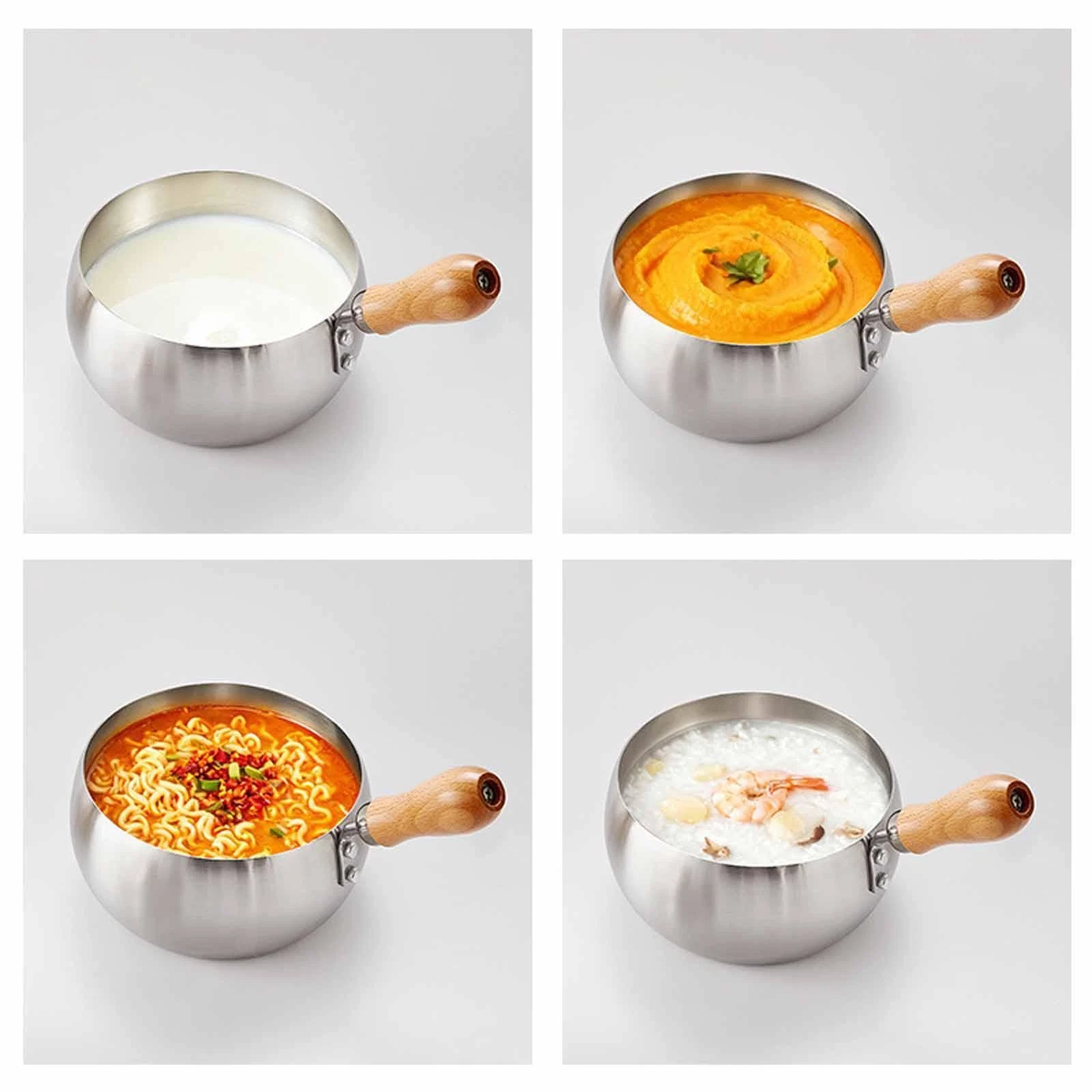 Saucepan Milk Pan for Restaurant Gas,Induction,Electric Cooktops Boiling
Opens in a new window or ta