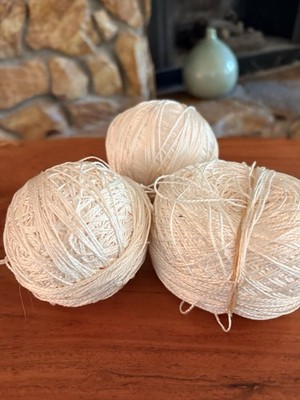 100% Silk Yarn ~ UnBranded for Knitting Weaving Crochet Art Macrame Dyeing ~10oz