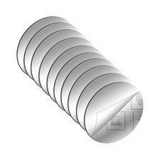 6 inch Frameless Mirror Tiles, 10Pcs Round Acrylic Sheets Self 6