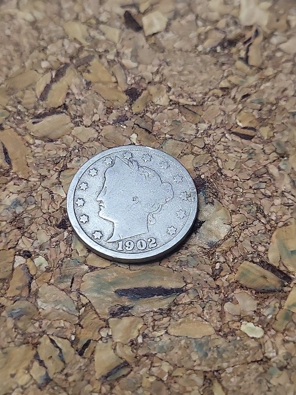 1902 Liberty "V" Nickel 5 Cents
