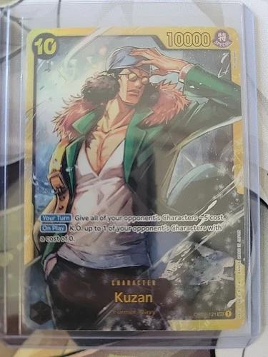 One Piece TCG  Kuzan OP02-121 SEC Alt Art The Best PRB-01 TCG Eng