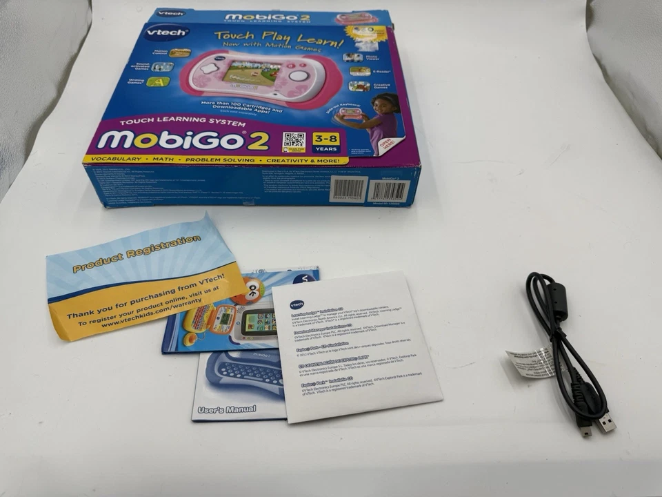 🌟New VTech Pink MobiGo 2 Touch Learning Handheld System new🌟 - Image 3 of 4