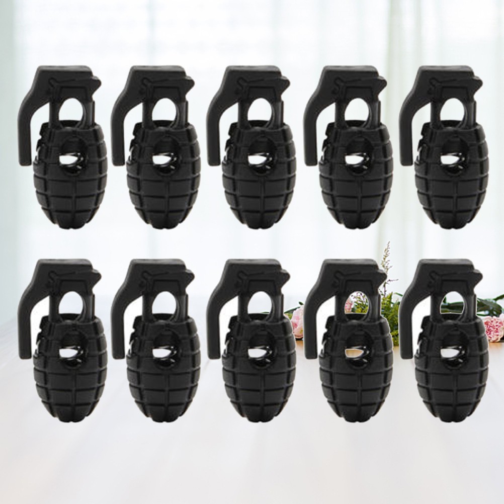 10 Pcs Lace Locks Trainers Buckle Clip Shoelace Buckles for Shape
