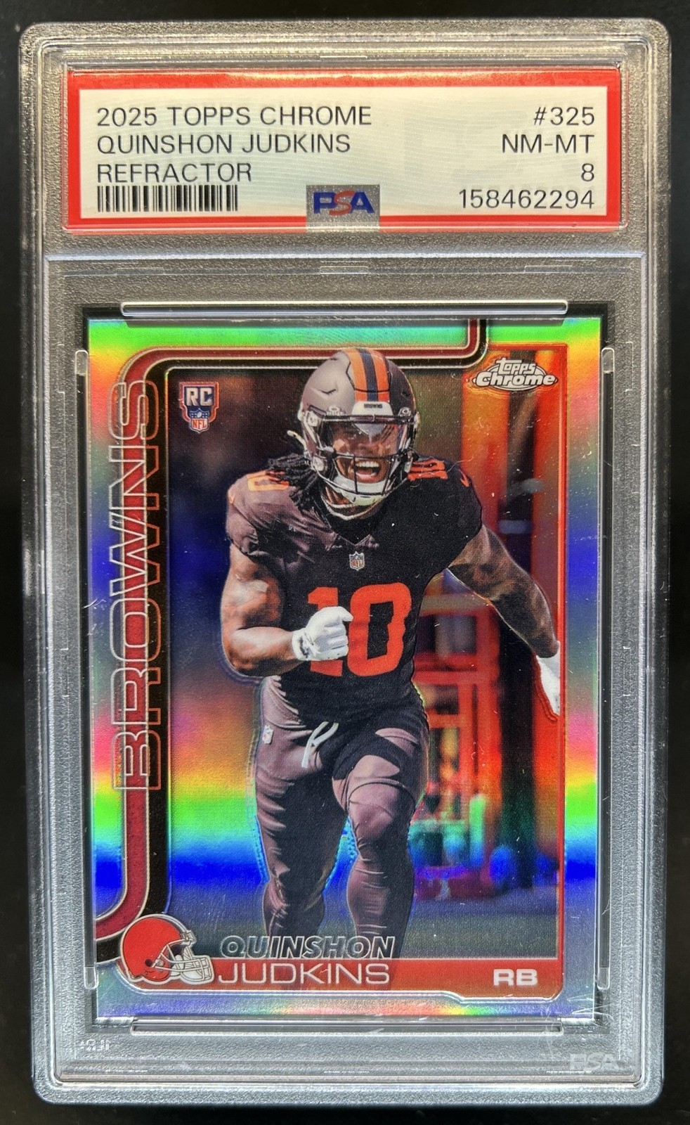 Quinshon Judkins Topps Chrome #325 Refractor