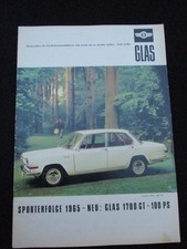 Bmw Glass News Gt Goggomobil 21965 28s Brochure German Brochure 1429