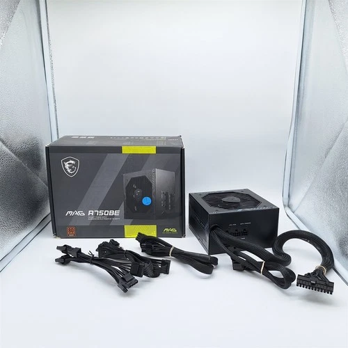 MSI MAG A750BE Gaming Power Supply 80 Plus Bronze Certified 750W - Semi-Modular