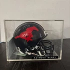 RAYMOND BERRY (HOF 73) Signed Mini Helmet With COA SMU Mustangs