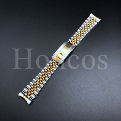 20MM OYSTER WATCH BAND BRACELET FOR ROLEX DATEJUST 16013 16233 GOLD/SS TWO TONE