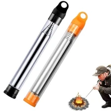 Outdoor Pocket Bellow Collapsible Fire Tools Camping Survival Blow Fire Tube New