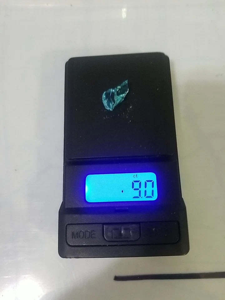 9.0 Ct Certified Natural Beautiful Blue Zircon Rough Loose Gem - Image 2 of 4