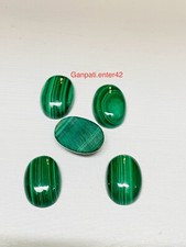NATURAL MALACHITE OVAL CABOCHONS 18x13 MM CALIBRATED SIZE LOOSE GEMSTONE E
