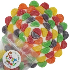 FirstChoiceCandy  Assorted Fruit Slice Wedge,Spice & Gum Drop, Neon Bear Gummies