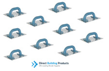 10"  Render Scraper K Rend Scratching Off Trowel Spiked Tool ( x 10 )