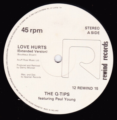 The Q Tips - Love Hurts / VG+ / 12''''