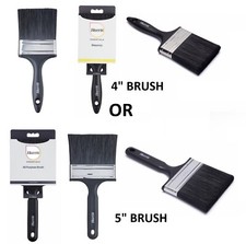 4" OR 5" Inch Harris Essentials All Purpose Paint Masonry Wall Brush WallBrush
