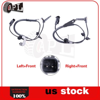 Pair Front ABS Wheel Speed Sensor Assembly For Chrysler Sebring Dodge Journey