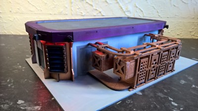Kiste Fabrik Tischplatte 28mm Wargame Infinity Gebäude Gelände Landschaft Legion