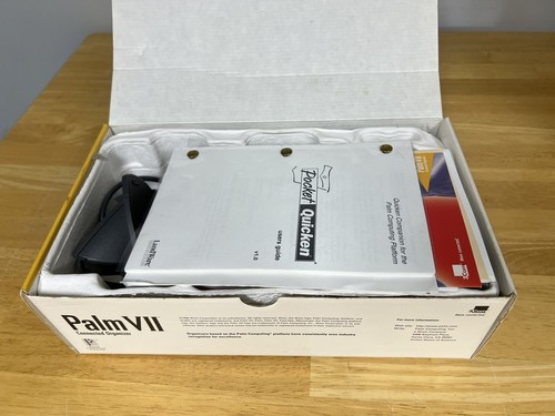 Vtg 3Com Palm VII Connected Organizer Pilot In Box With Manuals Works Read - Photo 5 sur 24