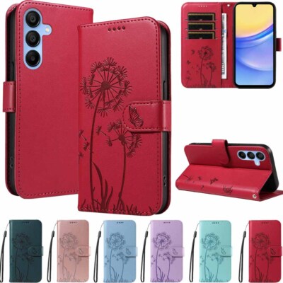 For Samsung A13 A23 A53 A15 A25 A35 A14 A34 A54 Leather Wallet Case Phone Cover